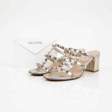 Valentino Rockstud Slide Sandal 36 151474836