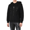 Neil Barrett Chevron Patch Neoprene Hoodie Black 151774352 [P]