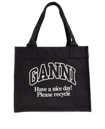 Ganni Black Tote Bag A7180 252 151057005