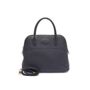 Hermes Bolide 31 Togo Clemence Gold Hardware Noir Black Tote and Shoulder Bag 11642233 151774438