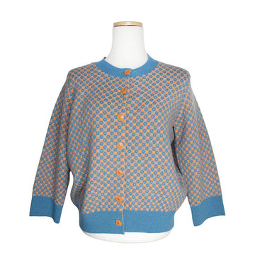 CHANEL Zweifarbiger Kaschmir Strickcardigan 66 151782097