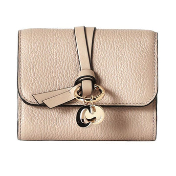 CHLOE 25SS アルファベット スモール コイン 財布 フローラルグレー 083 151784861