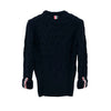 THOM BROWNE Kreuzstrick Wollpullover Navy (FKA428A Y1024 415) 123476032 [P]