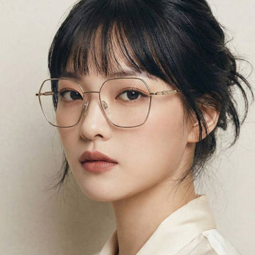 Burberry BE1381 1109 Polygonal Gold Metal Frame Eyeglasses 141577966