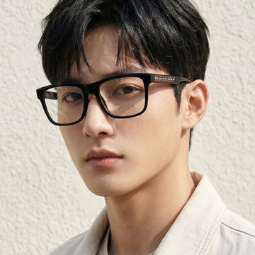 Burberry Eyeglass Frame BE2353 3001 Luxury Black Horn Square Daily Fashion 140563261