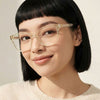 BURBERRY Brille BE2345 3852 klar gelb Premium transparentes Horn Cat-Eye Fashion 128930650 [P]