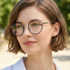 Burberry BE1373 1005 Round Blue Metal Frame 93832346 [P]