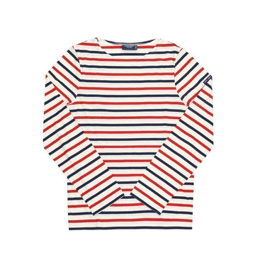 SAINT JAMES ECRU MARIN TULIPE Modern Streifen Unisex Langarmshirt 8115 147335277