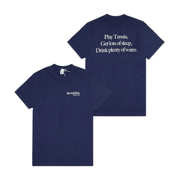 SPORTY & RICH Play Tennis T-shirt in Dark Navy 150695885 [P]