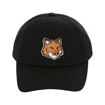 Maison Kitsune Fox Head Black Baseball Cap 151807454
