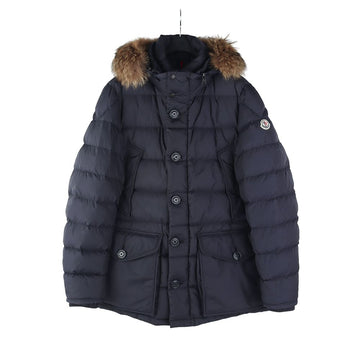 MONCLER クルーニフードダウンジャケット ネイビー 4サイズ 36595Y 151808310