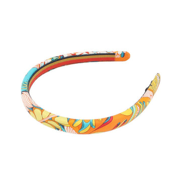 HERMES Mehrfarbiger Seidentwill Fantaisie Botanique Druck Haarband / H221007G 151808492