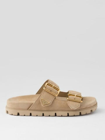 PRADA スウェードストラップスライド 1XX692 F 020 054 F0379 142600164