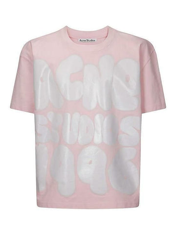 ACNE STUDIOS リラックスフィットロゴTシャツCL0333DSC 143602345
