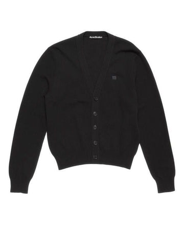 ACNE STUDIOS V-Ausschnitt Cardigan mit Logo 151053724