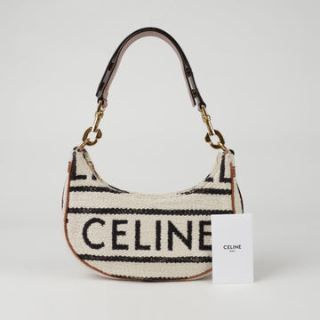 CELINE テキスタイルアバミディアムホーボーショルダーバッグ 151644479