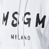 MSGM ロゴ付きフーディーシャツ ホワイト 200000 01 151813542 [P]