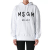 MSGM ロゴ付きフーディーシャツ ホワイト 200000 01 151813542 [P]