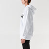 MSGM ロゴ付きフーディーシャツ ホワイト 200000 01 151813542 [P]