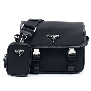 PRADA レニロンレザーショルダーバッグ 2VD034 2DMH F0002 142785812