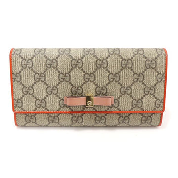 Gucci PVC GG Logo Patent Trimming Ribbon Long Wallet 388679 151827144