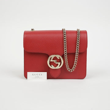 GUCCI インターロッキングチェーンショルダークロスバッグ 151664536