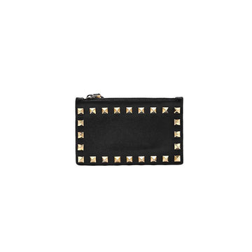Valentino Rockstud Zip Card Holder L594398 151829322