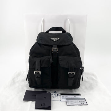 PRADA リナイロン三角ロゴバックパック ブラック 1BZ677 151915711