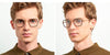 David Beckham Titanium Eyeglasses Frame DB1103 GUA Lightweight Luxury Soltex Metal Square Transparent 126319483 [P]