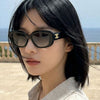 Celine Sunglasses CL40216U 01F Classic Square Horn Frame Fashion 69254262 [P]