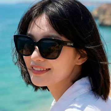 CELINE Sonnenbrille CL40198F 01A Luxus Schwarz Monochrom Big Size 60995896