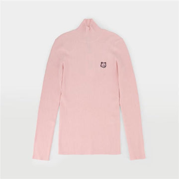 MAISON KITSUNE Fuchs Kopf Patches Rollkragenpullover LW00806KT1091 P603 150468422
