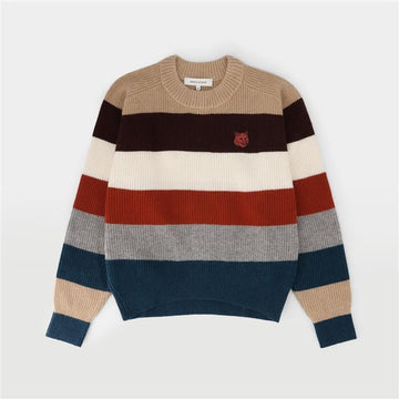 Maison Kitsune Fox Head Patch Knit LW00808KT1093 S101 150479166