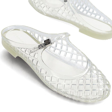 TORY BURCH Mellow Mary Jane Jelly Flat Mule Sandalen 151942309