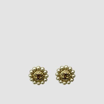 CHANEL Earring with Glass Pearl Details 151943673