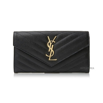 SAINT LAURENT Damen Matelassé Klapp-Brieftasche 151946004