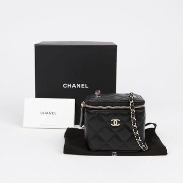 CHANEL キャビア クラシック ベニティ ミニ ショルダー クロスバッグ AP1340 151775472