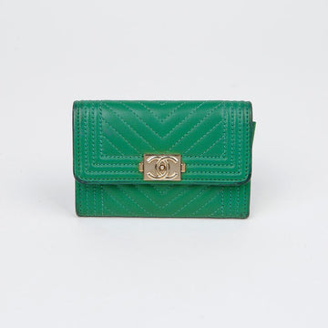 CHANEL Boi Flap Card Holder A80603 151798402