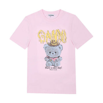 GANNI 反袖Tシャツ 151510255