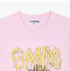GANNI Damen T-Shirt mit Kurzarm 151510255 [P]