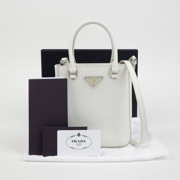 PRADA ブラシド スモール トート ショルダーバッグ 151664584