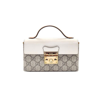 GUCCI GGスプリームパドロックトップハンドルショルダーバッグミニ(652683) 151949610