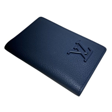 Louis Vuitton Navy Blue Pocket Organizer Aerogram Marine Card Holder M81730 152004398