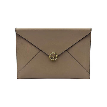 FENDI 8N0152 Logo Flach Tasche Clutch 152023002
