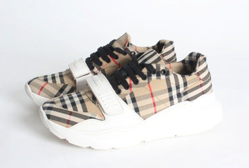 BURBERRY シグネチャーチェックスニーカー 43 (275-280) 152037320