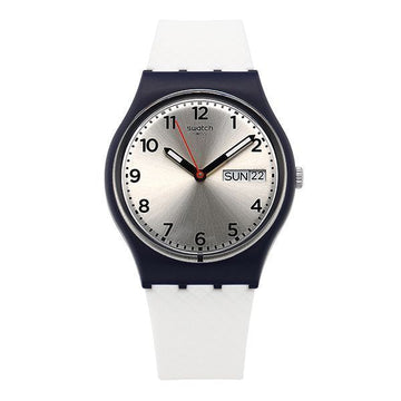 SWATCH TECH-MODE WHITE DELIGHT Unisex-Urethan-Uhr GN720 146942862 [P]