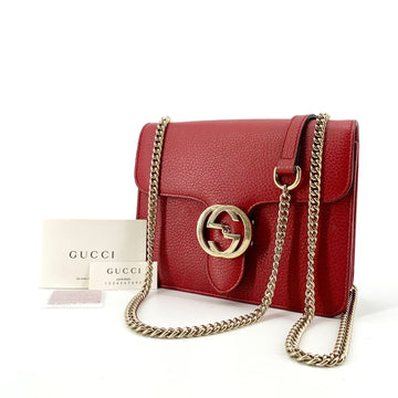 GUCCI Interlocking Small Chain Crossbody Bag 510304 152100409