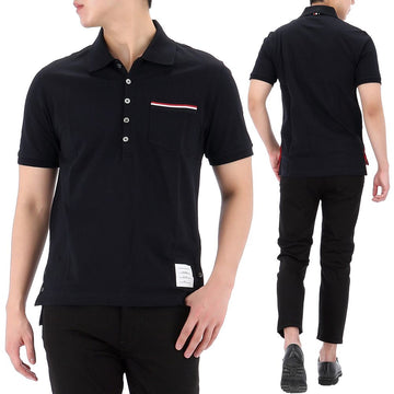 THOM BROWNE ポケットポロ半袖Tシャツ 152103582