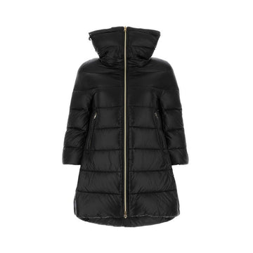 Herno 26SS CLEOFE Short Sleeve Medium Padding Black PI0001DIC 12017Z 9300 151009104