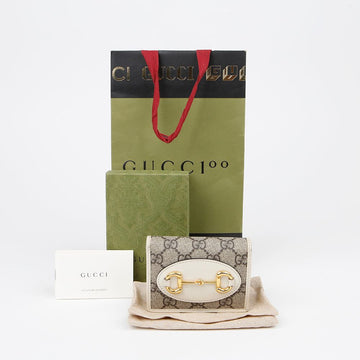 GUCCI Horseshoe 1955 Kartenetui Geldbörse 151764228